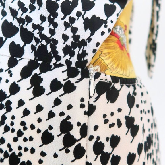 Zara Black and White Patterned Romper - Picture 7 of 8